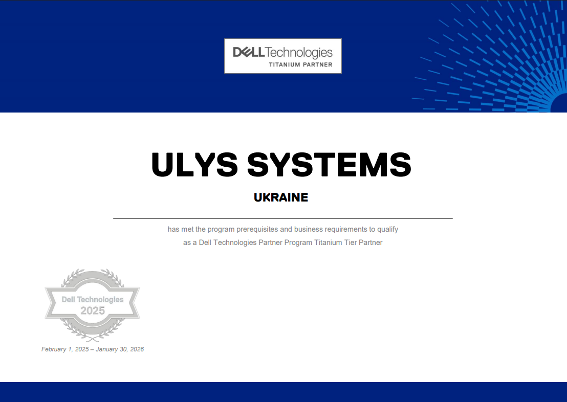 ULYS SYSTEMS Dell EMC Titanium Partner